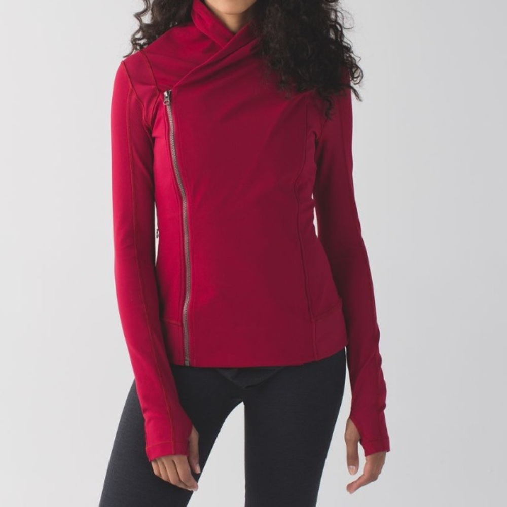 Lululemon Bhakti Yoga Jacket Cranberry 6